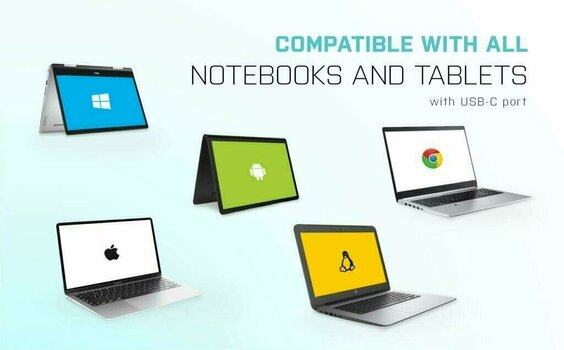 USB Hub I-tec USB-C 3.1 Slim 4 Port USB Hub - 6