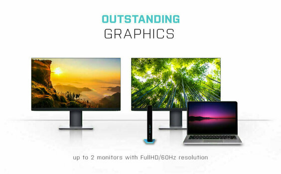 Concentrador USB I-tec USB 3.0 Dual Docking Station HDMI DVI Concentrador USB - 5