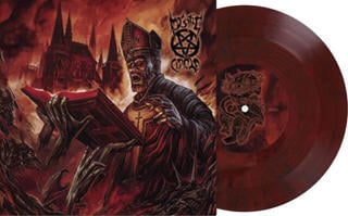 Vinüülplaat Mystic Circle - Mystic Circle (Red/Black Marbled Coloured) (LP) - 1