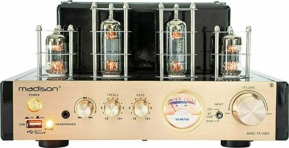 Hi-Fi Integrated amplifier
 Madison MAD TA10BT Champagne - 2