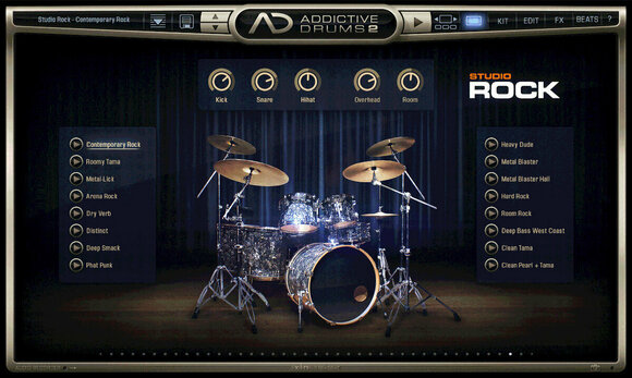 VST Instrument Studio -ohjelmisto XLN Audio Addictive Drums 2: Studio Collection (Digitaalinen tuote) - 3