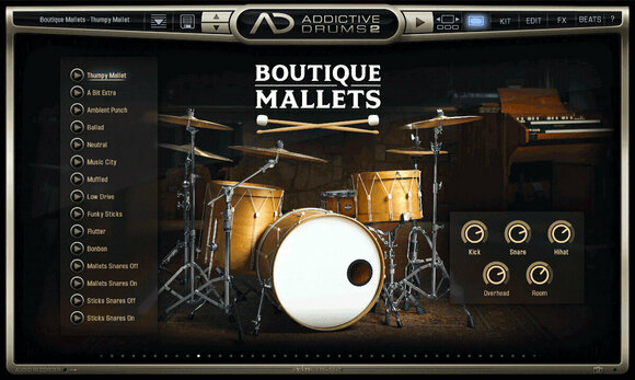 Štúdiový software VST Instrument XLN Audio Addictive Drums 2: Percussion Collection (Digitálny produkt) - 2