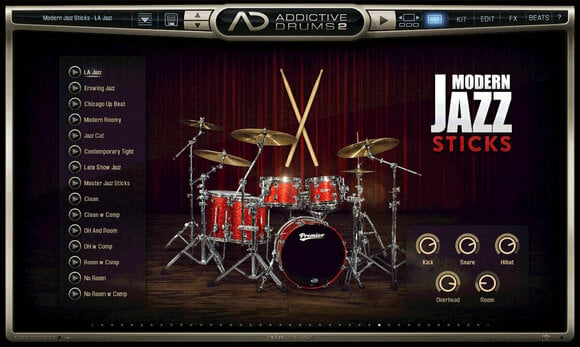 Logiciel de studio Instruments virtuels XLN Audio Addictive Drums 2: Jazz Collection (Produit numérique) - 2