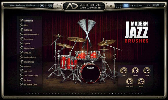 VST Instrument Studio -ohjelmisto XLN Audio Addictive Drums 2: Jazz Collection (Digitaalinen tuote) - 3