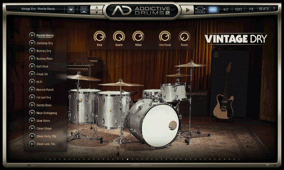 VST Instrument Studio -ohjelmisto XLN Audio Addictive Drums 2: Soul & R&B Collection (Digitaalinen tuote) - 3