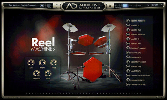 Software de estúdio de instrumentos VST XLN Audio Addictive Drums 2: Breaks & Beats Collection (Produto digital) - 2