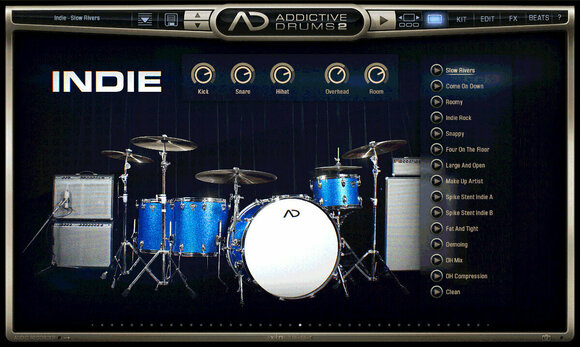 VST Instrument Studio -ohjelmisto XLN Audio Addictive Drums 2: Pop Collection (Digitaalinen tuote) - 3