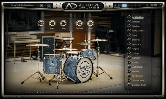 VST Instrument studio-software XLN Audio Addictive Drums 2: Rock Collection (Digitaal product) - 2