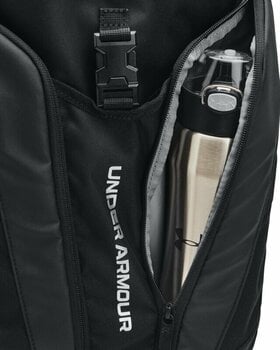 Mochila/saco de estilo de vida Under Armour UA Hustle Pro Black/Black/Metallic Silver 31,5 L Mochila - 4
