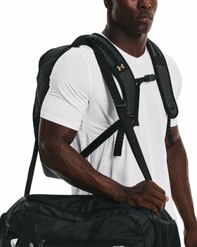Lifestyle Backpack / Bag Under Armour UA Hustle Pro Black Medium Heather/Black/Metallic Gold 31,5 L Backpack - 9