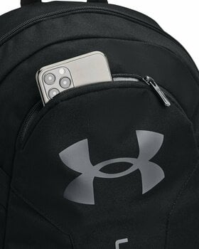 Lifestyle Backpack / Bag Under Armour UA Hustle Lite Backpack Black/Black/Pitch Gray 24 L Backpack - 3