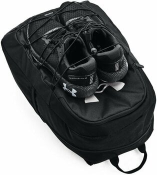 Lifestyle ruksak / Taška Under Armour UA Hustle Sport Black/Black/Silver 26 L Batoh - 4