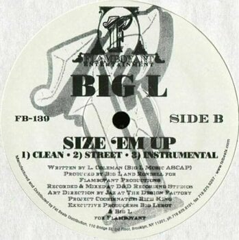 Disque vinyle Big L - Ebonics / Size 'Em Up (LP) - 3