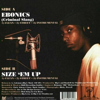 Disque vinyle Big L - Ebonics / Size 'Em Up (LP) - 4
