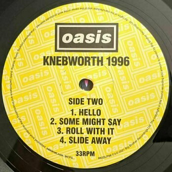 Vinyl Record Oasis - Knebworth 1996 (3 LP) - 4