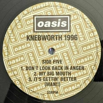 Vinyl Record Oasis - Knebworth 1996 (3 LP) - 7