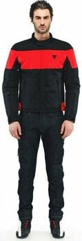 Kangastakki Dainese Elettrica Air Black/Black/Lava Red 44 Kangastakki - 3