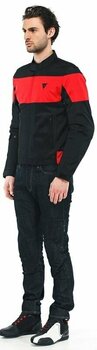 Textilná bunda Dainese Elettrica Air Black/Black/Lava Red 44 Textilná bunda - 4