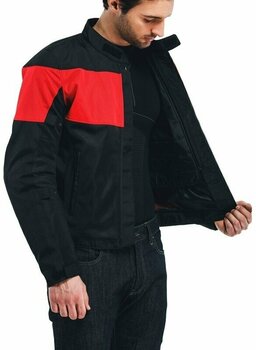 Textilná bunda Dainese Elettrica Air Black/Black/Lava Red 44 Textilná bunda - 12