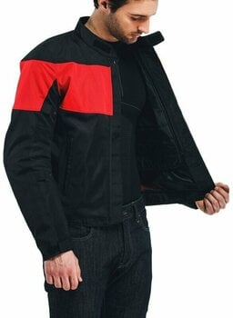 Chaqueta textil Dainese Elettrica Air Black/Black/Lava Red 44 Chaqueta textil - 12