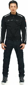 Tekstilna jakna Dainese Hydraflux 2 Air D-Dry Black/White 48 Tekstilna jakna - 3