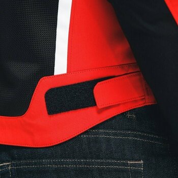 Textilná bunda Dainese Hydraflux 2 Air D-Dry Black/Lava Red 44 Textilná bunda - 10