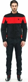 Tekstilna jakna Dainese Elettrica Air Black/Black/Lava Red 50 Tekstilna jakna - 3