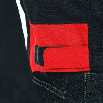 Textilná bunda Dainese Elettrica Air Black/Black/Lava Red 52 Textilná bunda - 9