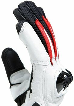 Motorcycle Gloves Dainese Mig 3 Black/White/Lava Red XXS Motorcycle Gloves - 10