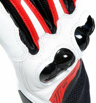 Motorcycle Gloves Dainese Mig 3 Black/White/Lava Red XXS Motorcycle Gloves - 13