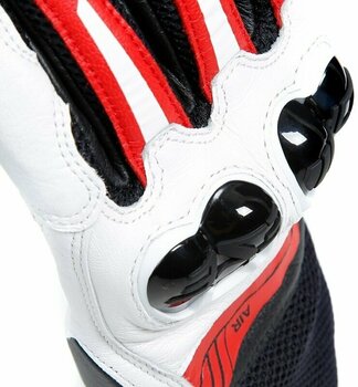 Motorcycle Gloves Dainese Mig 3 Black/White/Lava Red S Motorcycle Gloves - 13