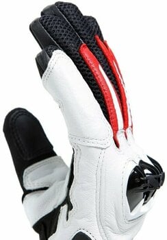 Rękawice motocyklowe Dainese Mig 3 Black/White/Lava Red M Rękawice motocyklowe - 10