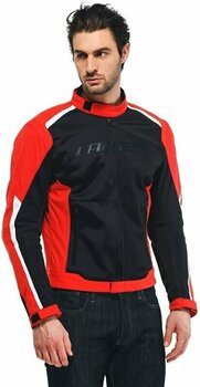 Textiljacke Dainese Hydraflux 2 Air D-Dry Black/Lava Red 64 Textiljacke - 6