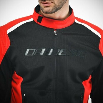 Tekstiljakke Dainese Hydraflux 2 Air D-Dry Black/Lava Red 64 Tekstiljakke - 12