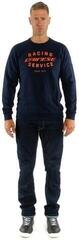 Sweatshirt Dainese Paddock Sweatshirt Black Iris/Flame Orange S Sweatshirt - 3
