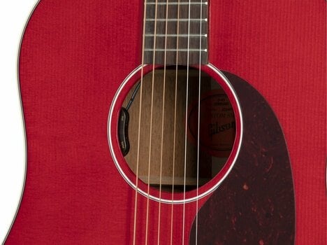 Elektroakusztikus gitár Gibson J-45 Standard Cherry - 5