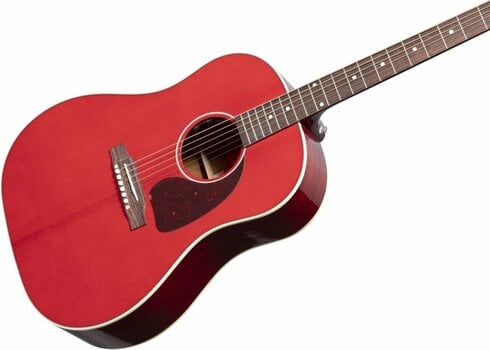 electro-acoustic guitar Gibson J-45 Standard Cherry - 6