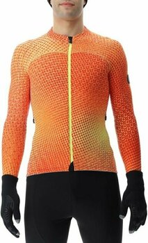 T-shirt/casaco com capuz para esqui UYN Cross Country Skiing Specter Outwear Orange Ginger L Casaco - 2