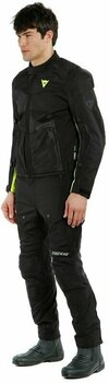 Textile Jacket Dainese Sauris 2 D-Dry Black/Black/Fluo Yellow 48 Textile Jacket - 4