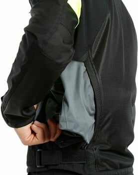 Textilná bunda Dainese Sauris 2 D-Dry Black/Black/Fluo Yellow 54 Textilná bunda - 12