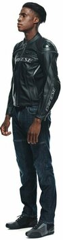 Leather Jacket Dainese Racing 4 Black/Black 44 Leather Jacket - 4