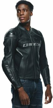 Läderjacka Dainese Racing 4 Black/Black 44 Läderjacka - 7