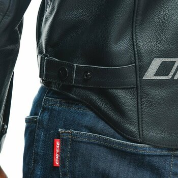 Leather Jacket Dainese Racing 4 Black/Black 50 Leather Jacket - 14