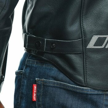 Leather Jacket Dainese Racing 4 Black/Black 58 Leather Jacket - 14