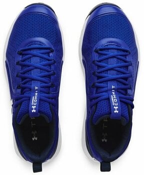 Фитнес обувки Under Armour Men's UA Charged Commit 3 Training Shoes Royal/White/White 7 Фитнес обувки - 4