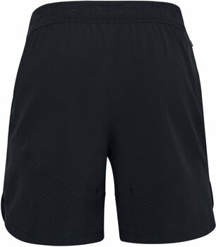 Fitness kalhoty Under Armour UA Stretch Woven Black/Black/Metallic Solder M Fitness kalhoty - 2