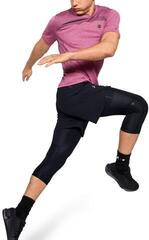 Fitness Trousers Under Armour UA Stretch Woven Black/Black/Metallic Solder L Fitness Trousers - 5