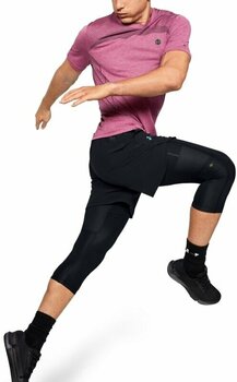 Fitness Παντελόνι Under Armour UA Stretch Woven Black/Black/Metallic Solder L Fitness Παντελόνι - 6