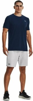 Fitness T-Shirt Under Armour UA Rush Seamless GeoSport Academy/Black S Fitness T-Shirt - 6
