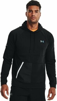 Fitness Sweatshirt Under Armour UA Rush All Purpose Hoodie Black/Black S Fitness Sweatshirt - 3